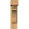 Ekena Millwork Olympic Block Smooth Bracket w/ Offset Brace, Western Red Cedar, 5 1/2"W x 18"D x 22"H BKT0604X18X22OLY05SWR - alternate 2
